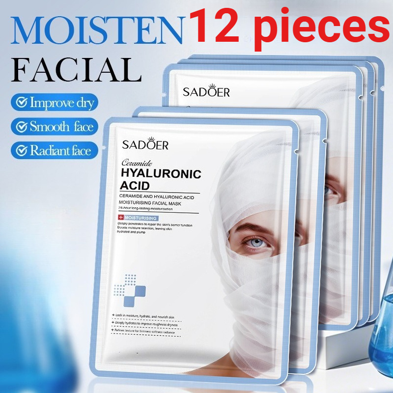 Echinacea - Set di 12 Maschere Viso Idratanti