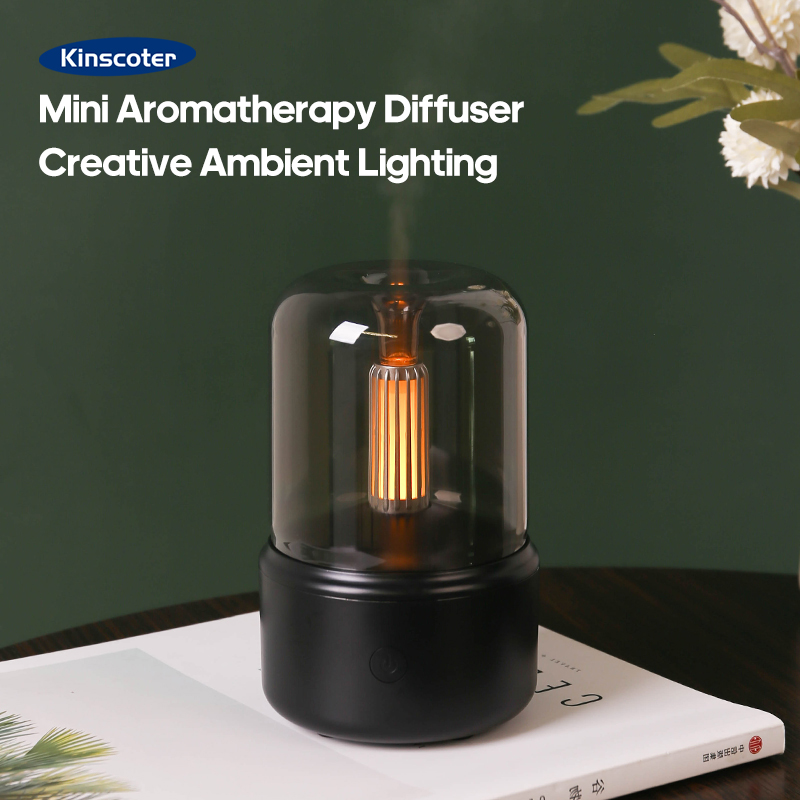 Lavender Oil - Diffusore di Aromi Vintage con Luce