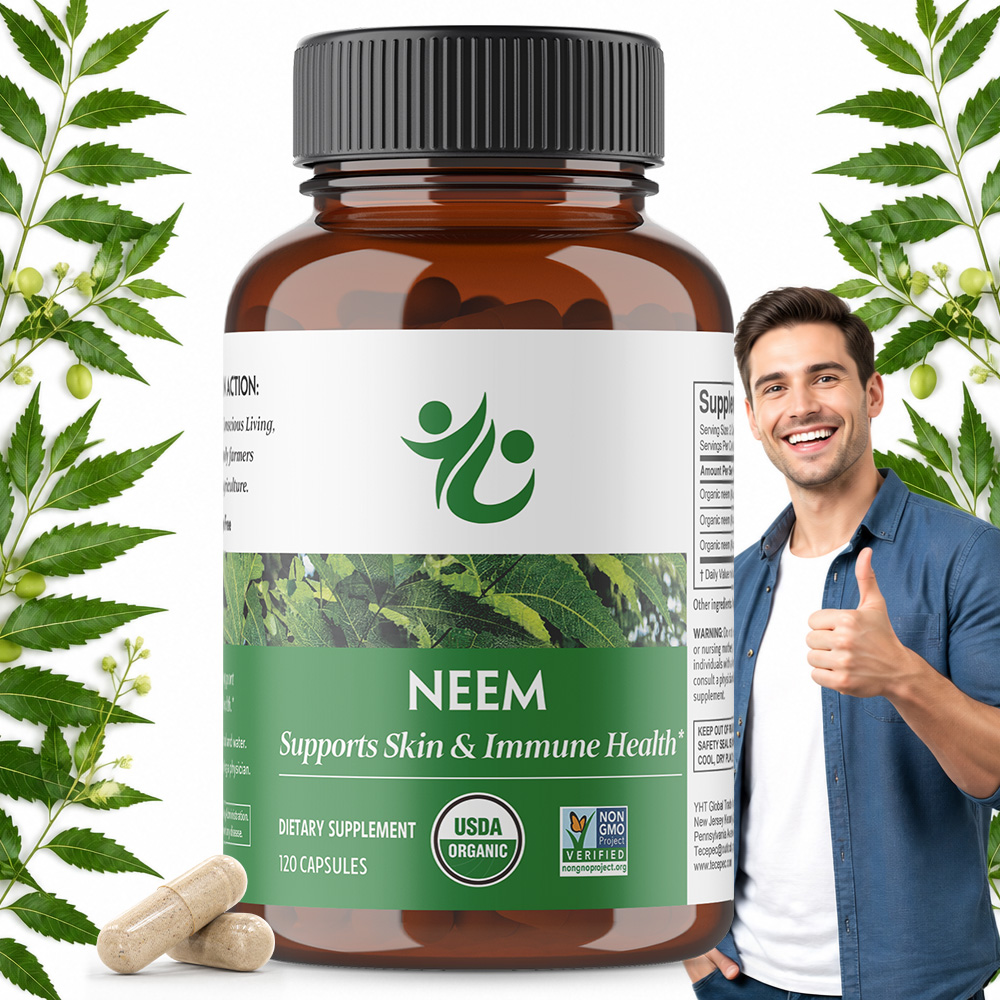 Herbal Supplement - Capsule di Foglie di Neem -