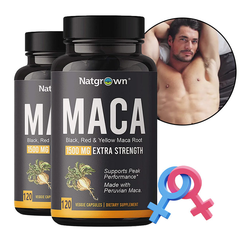 Ginger Tea - Capsule di radice di Maca (nero