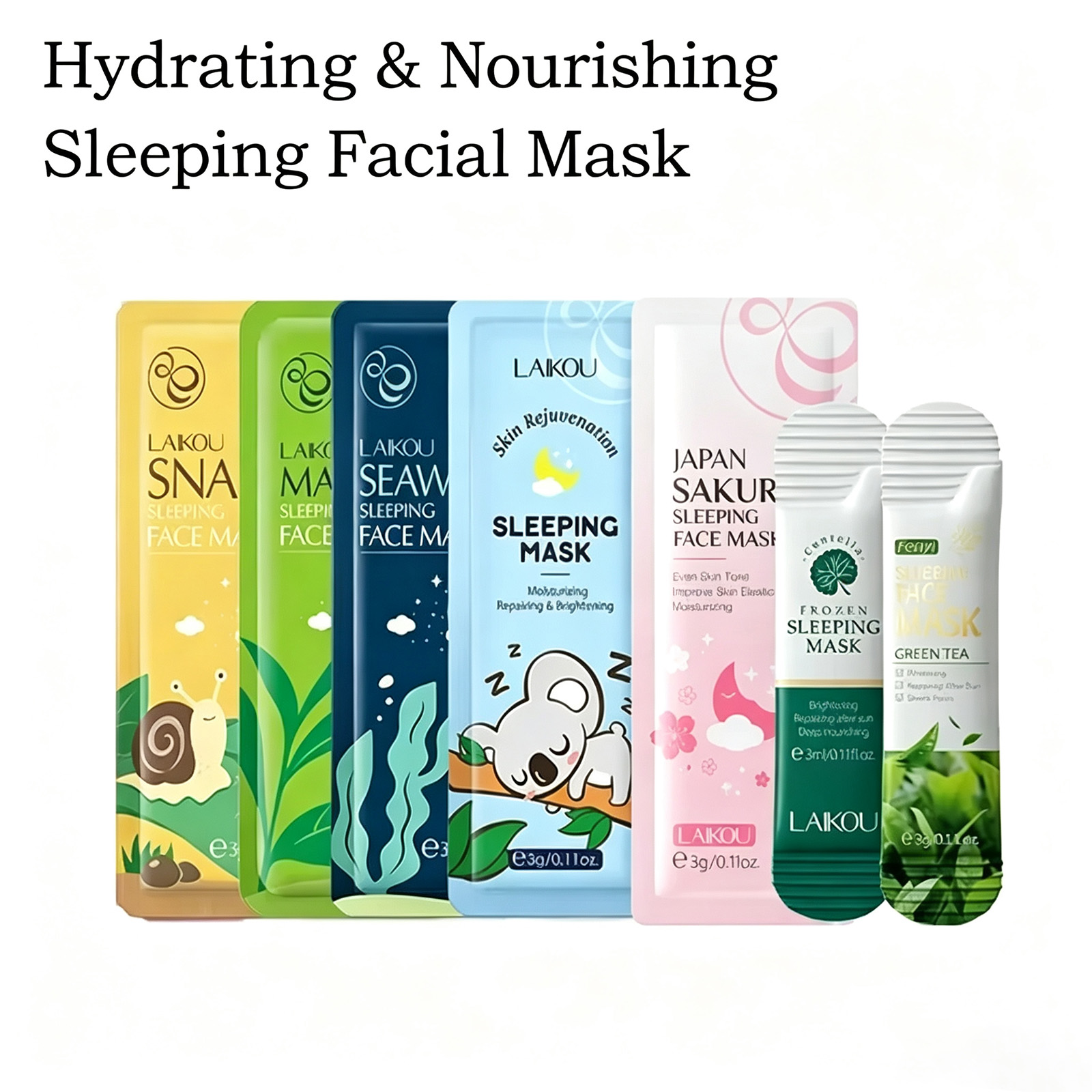 Chamomile Tea - LAIKOU Set di 7 Maschere Viso