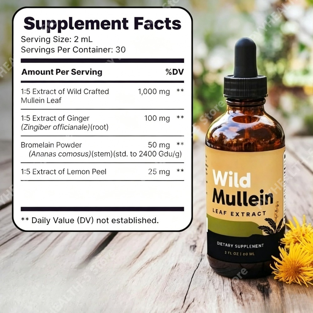 Gocce di Foglie di Verbasco Se - Herbal Supplement recensione e prezzo