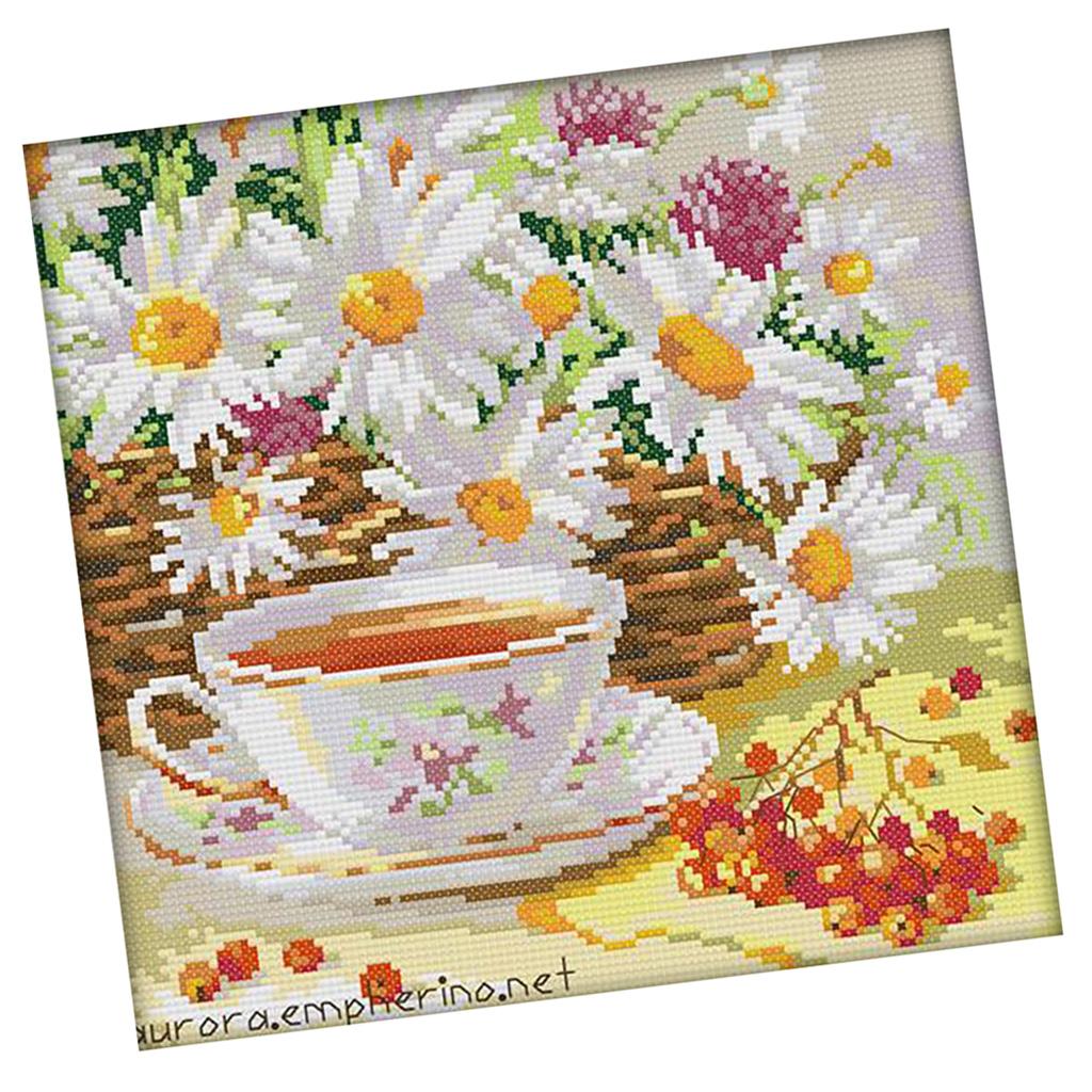 Kit Punto Croce su Tela Stampa - Chamomile Tea recensione e prezzo