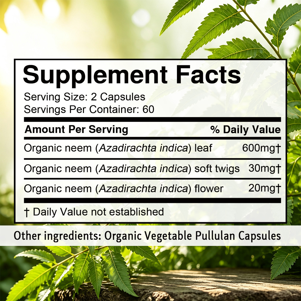 Capsule di Foglie di Neem - In - Herbal Supplement recensione e prezzo